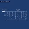 LED-Lichtervorhang 'Eisregen' 200 LEDs warmweiß 480 cm