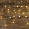 LED-Lichtervorhang 'Eisregen' 240 LEDs warmweiß 950 cm
