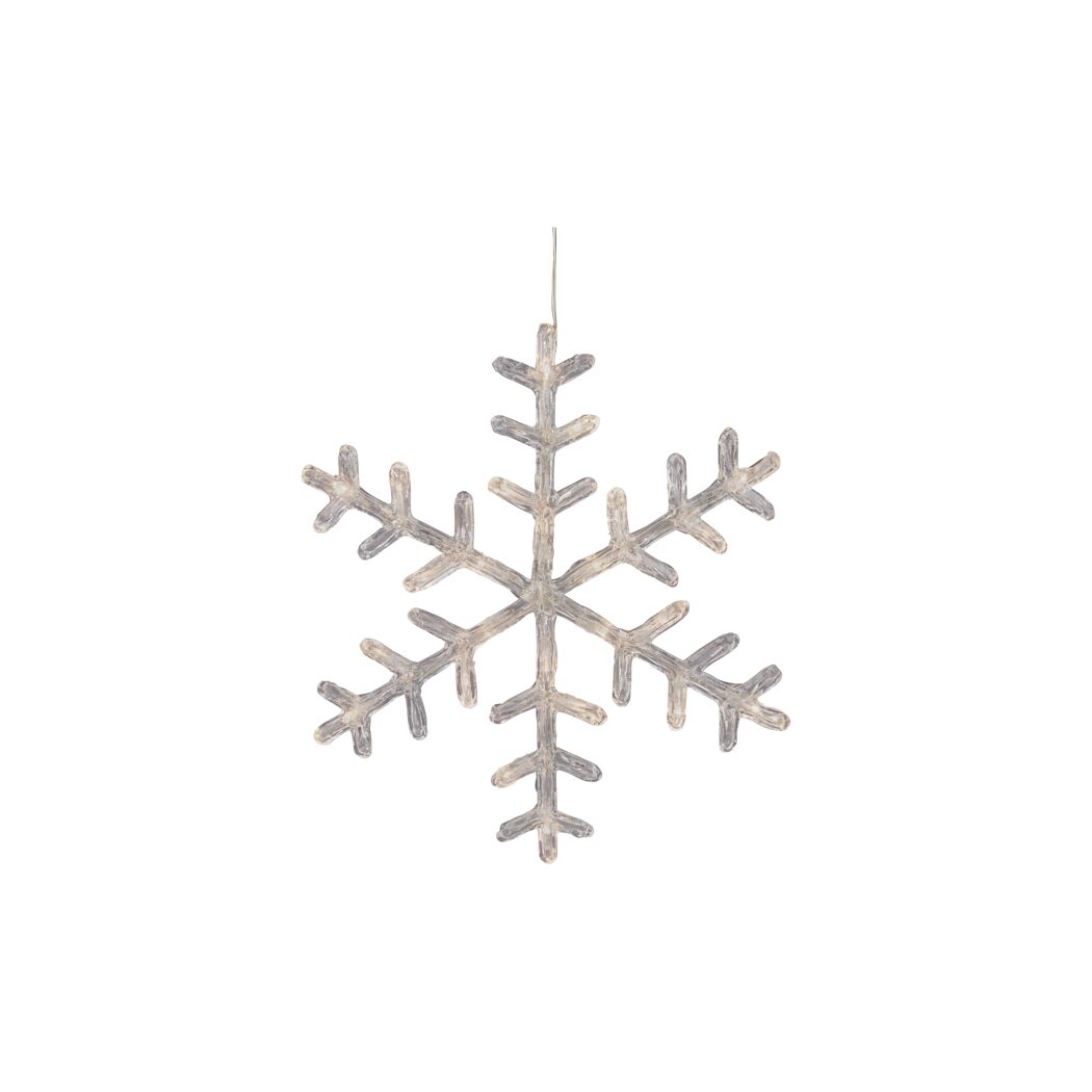 LED-Schneeflocke 24 LEDs warmweiß Ø 38 cm