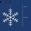 LED-Schneeflocke 24 LEDs warmweiß Ø 38 cm