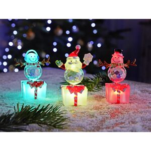 LED-Acryl-Weihnachtsfiguren bunt