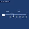 LED-Lichterkette 'Sterne' 10 LEDs warmweiß 225 cm