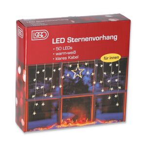 LED-Sternenvorhang 50 LEDs warmweiß 100 cm