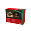 Verkleinertes Bild von LED-Holzsilhouette 'Weihnachtsmarkt' 11 LEDs warmweiß 27,5 x 19,5 cm