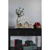 LED-Holzsilhouette 'Dorf' 17 LED warmweiß 8 x 30 x 48 cm