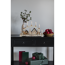 LED-Holzsilhouette 'Dorf' 17 LED warmweiß 8 x 30 x 48 cm