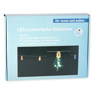 LED-Lichterkette 50 LEDs bunt 360 cm