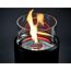 Gas-Feuerstelle mit Flamme