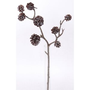 Kunstpflanze Tannenzapfenzweig 41 cm