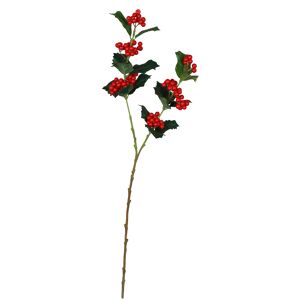 Kunstpflanze Ilexzweig 58 cm