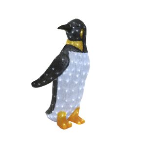 LED-Acrylfigur Pinguin 200 LEDs kaltweiß 47 x 83 cm