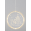 Verkleinertes Bild von LED-Fensterbild Weihnachtsmann 36 LEDs warmweiß Ø 21 cm