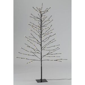 LED-Dekofigur Baum schwarz 200 LEDs warmweiß/kaltweiß 150 cm