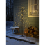 Verkleinertes Bild von LED-Dekofigur Baum schwarz 200 LEDs warmweiß/kaltweiß 150 cm