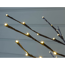 Verkleinertes Bild von LED-Dekofigur Baum schwarz 240 LEDs warmweiß/kaltweiß 180 cm