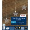 LED-Lichtervorhang 'Stern' 52 LEDs warmweiß 150 cm