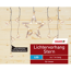 Verkleinertes Bild von LED-Lichtervorhang 'Stern' 50 LEDs warmweiß 100 cm