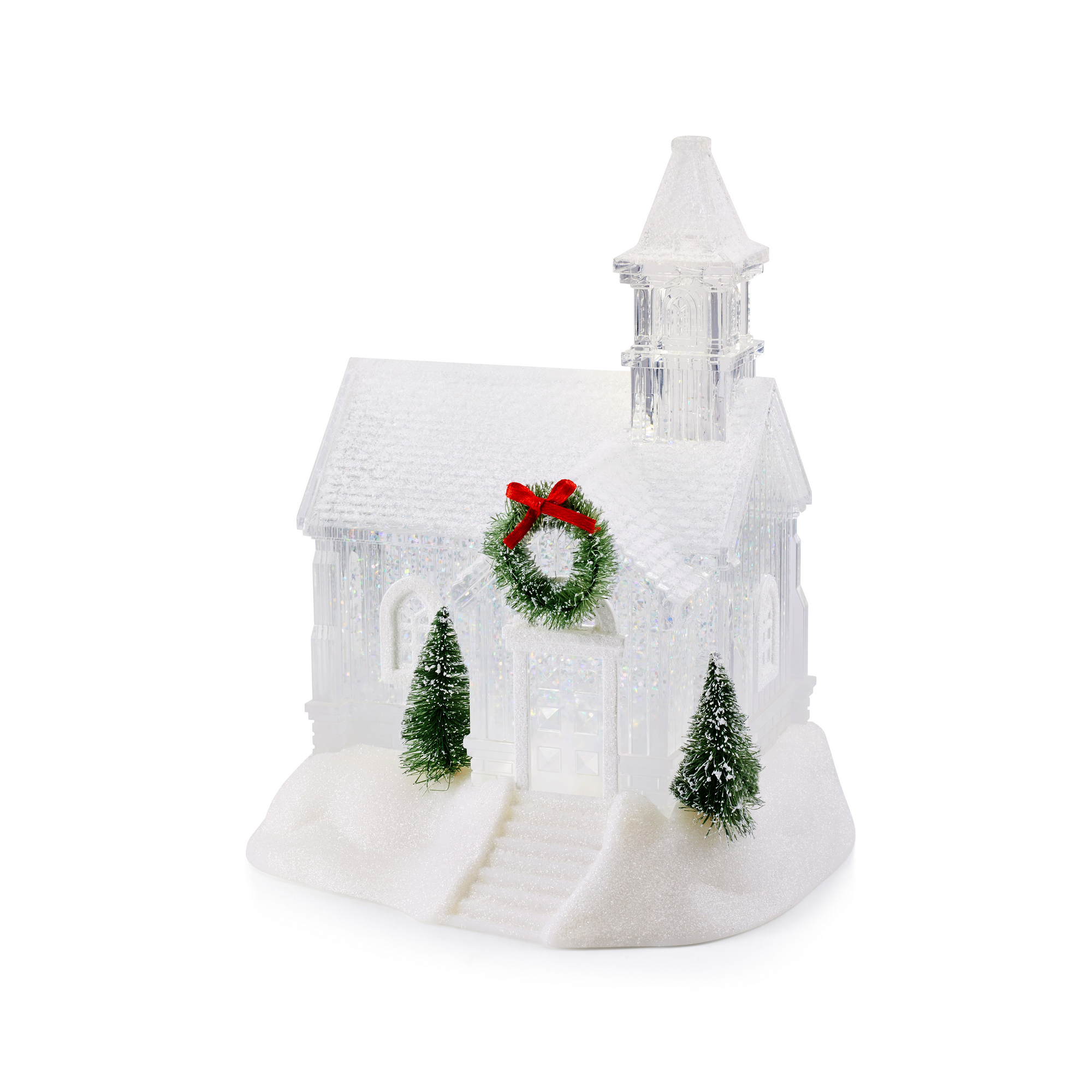 LED-Weihnachtsbeleuchtung 'Chapelle' Acryl 3 LEDs warmweiß 17 x 23 x 14 cm + product picture