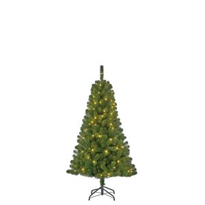Künstlicher Weihnachtsbaum 'Charlton' grün 120 cm, mit LED-Beleuchtung