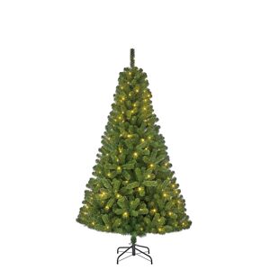 Künstlicher Weihnachtsbaum 'Charlton' grün 185 cm, mit LED-Beleuchtung