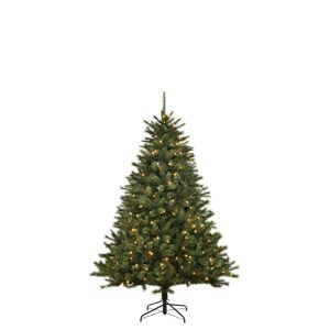 Künstlicher Weihnachtsbaum 'Toronto' grün 155 cm, mit LED-Beleuchtung