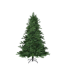Verkleinertes Bild von Künstlicher Weihnachtsbaum 'Brampton' grün/frosted 185 cm