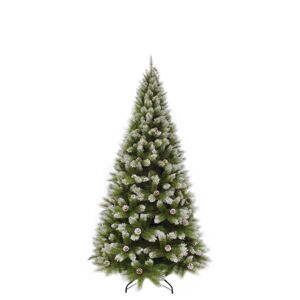 Künstlicher Weihnachtsbaum 'Pittsburgh' grün/frosted 185 cm