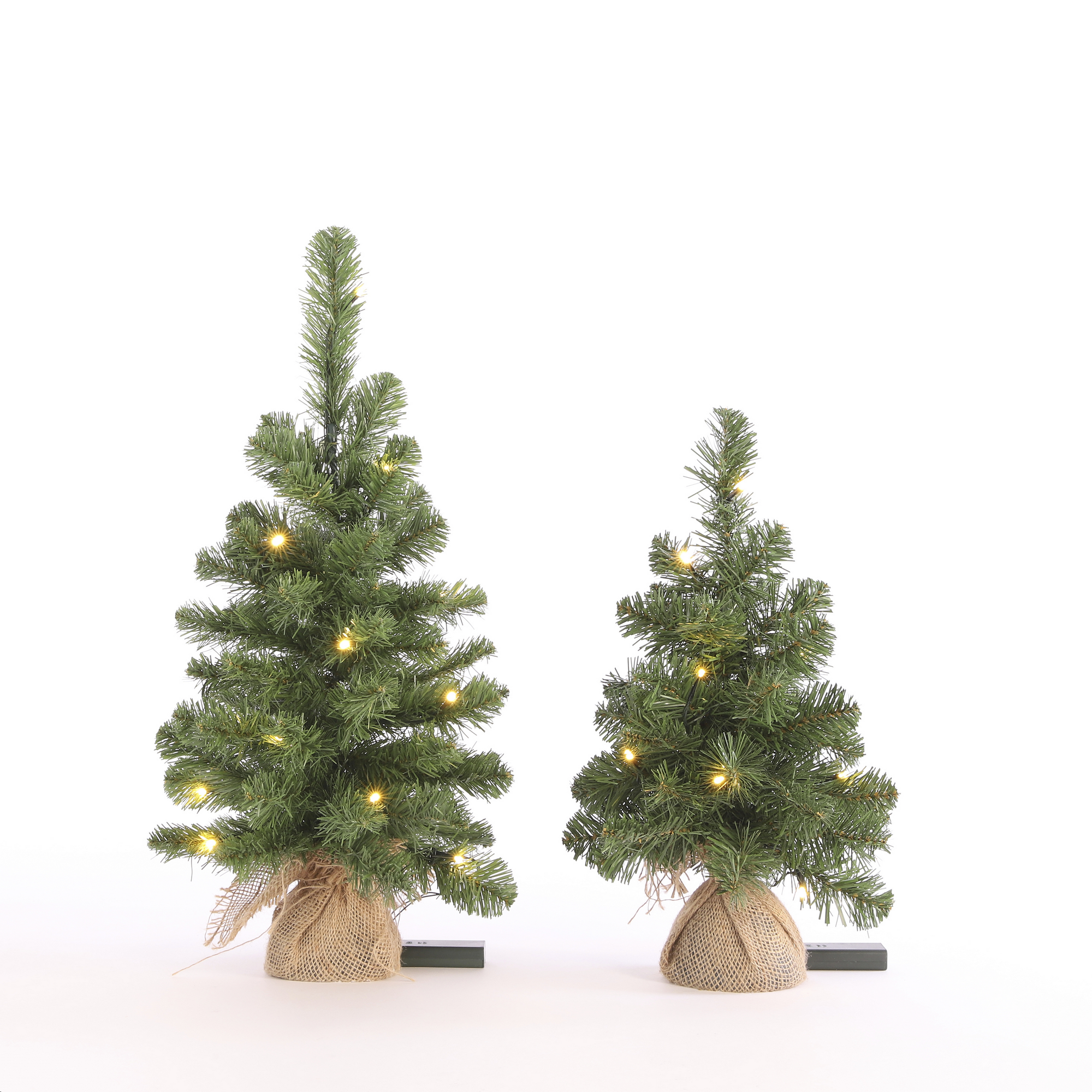 Black Box Trees Künstlicher Weihnachtsbaum 'Norton' grün 45 cm, mit LED 