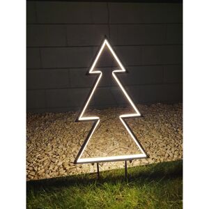 LED-Gartenstecker 'Tanne' 240 LEDs warmweiß 44,5 x 90 cm