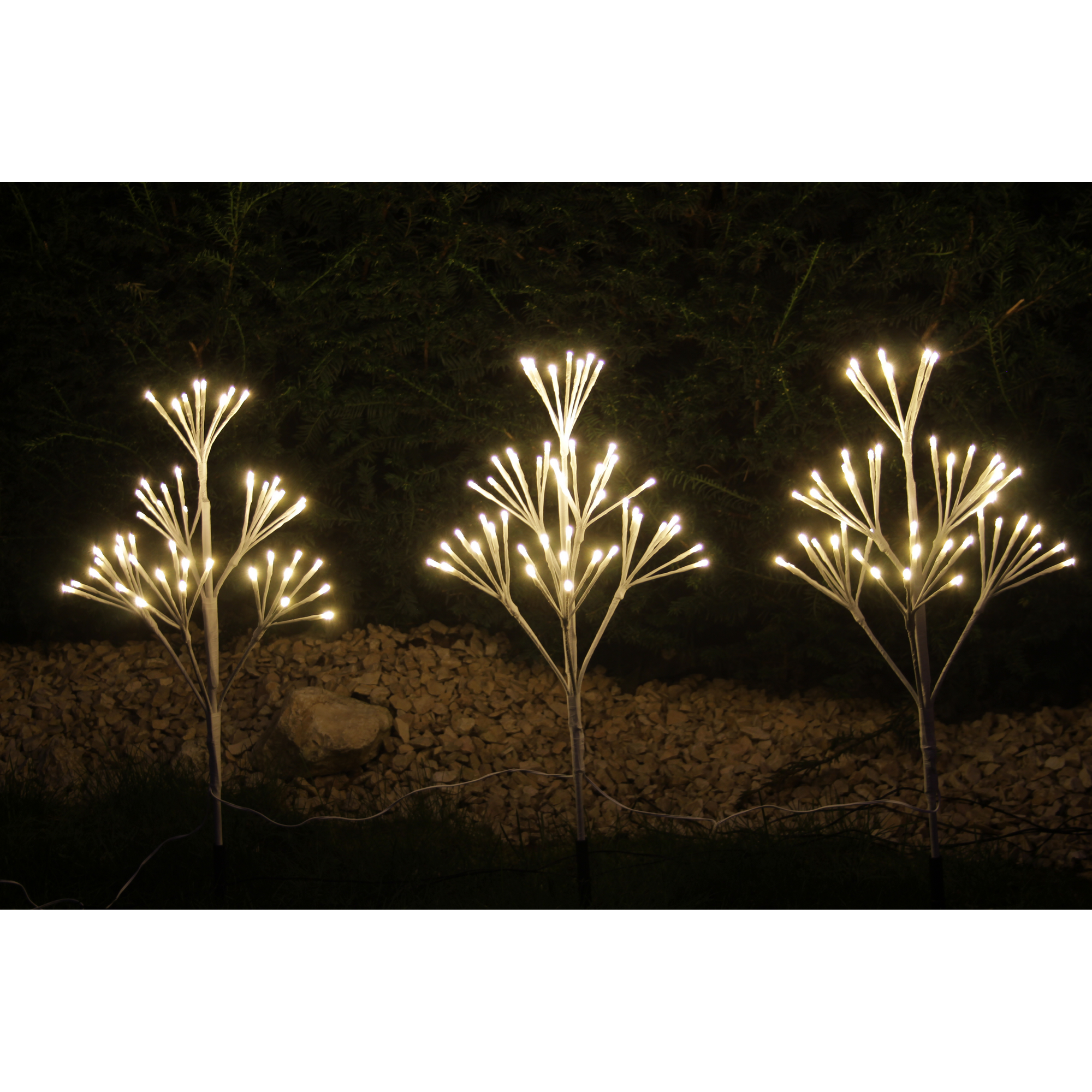 LEDs 144 60 warmweiß LED-Lichterbaum-Set cm