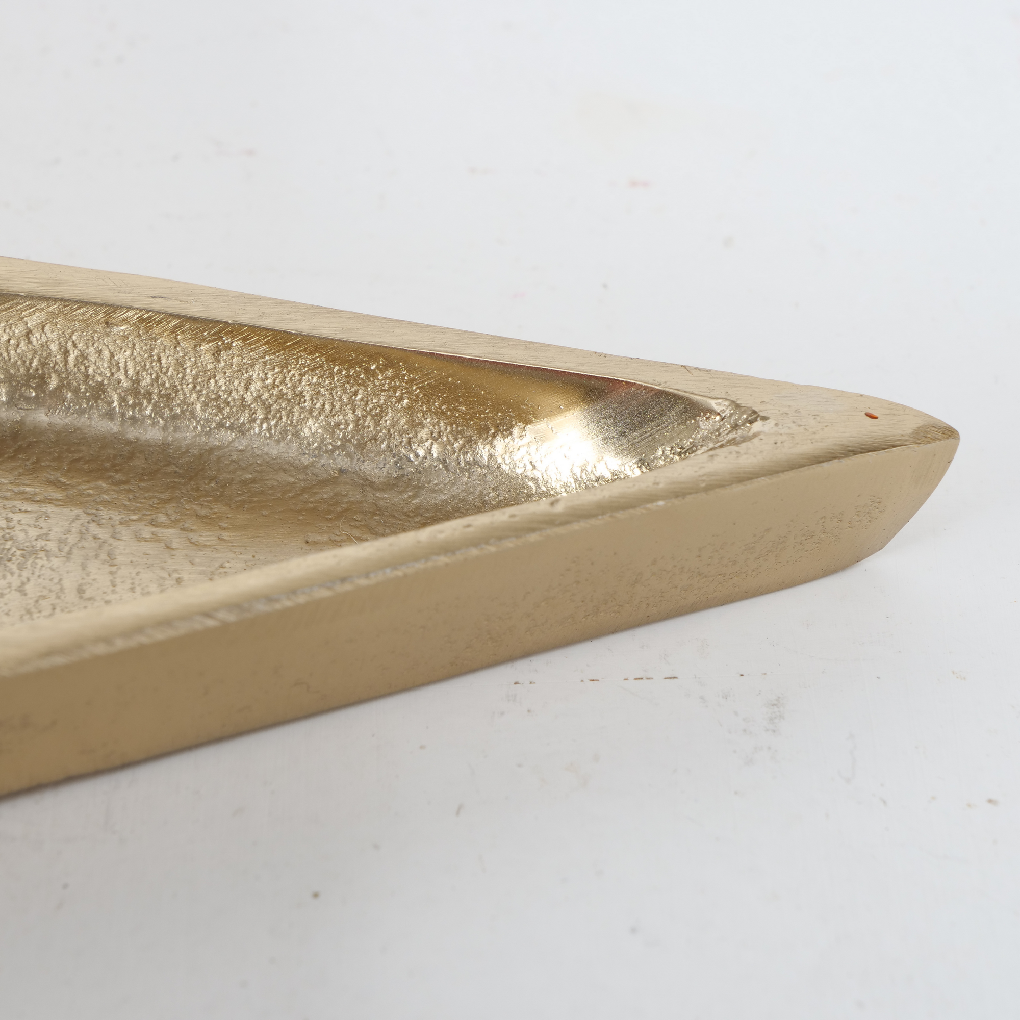 Deko-Teller 'Thye' Aluminium 35 cm champagnerfarben, sternförmig + product picture