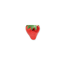 Verkleinertes Bild von Christbaumschmuck Erdbeere rot/grün 6 cm