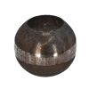 Teelichthalter bronzefarben 15 cm