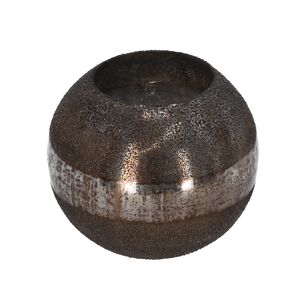 Teelichthalter bronzefarben 15 cm