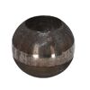 Teelichthalter bronzefarben 15 cm