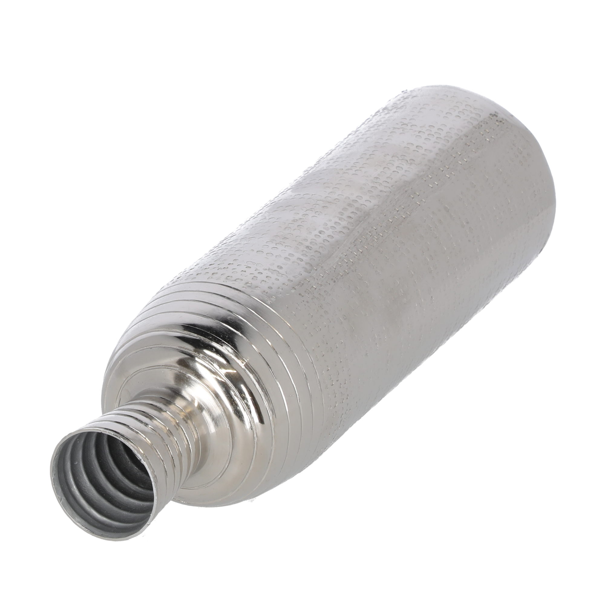 Deko-Vase aluminiumfarben Ø 9,5 x 31 cm