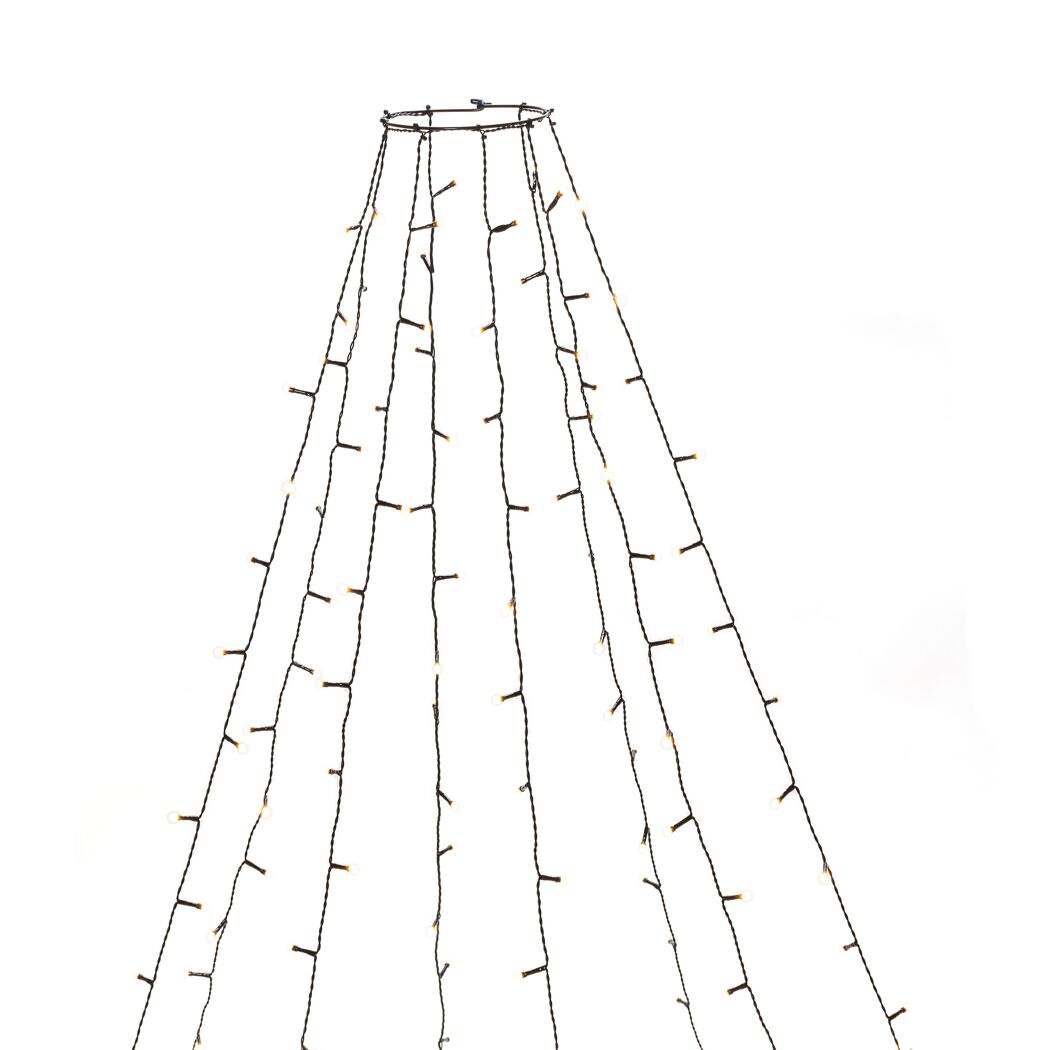 Baummantel mit 240 bernsteinfarbenen LEDs