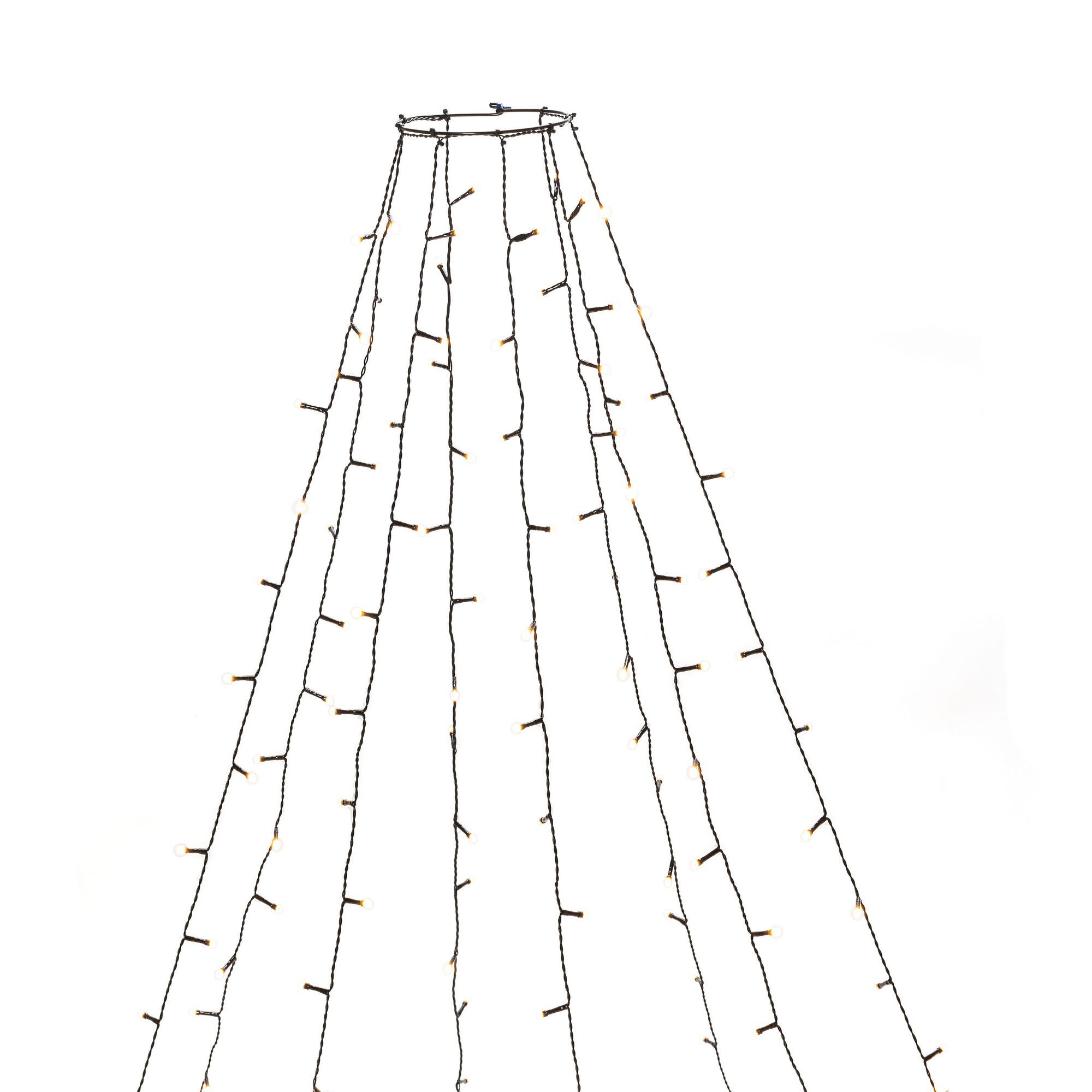 Baummantel mit 240 bernsteinfarbenen LEDs