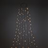 Lichterkette in Baumform mit bernsteinfarbenen LEDs