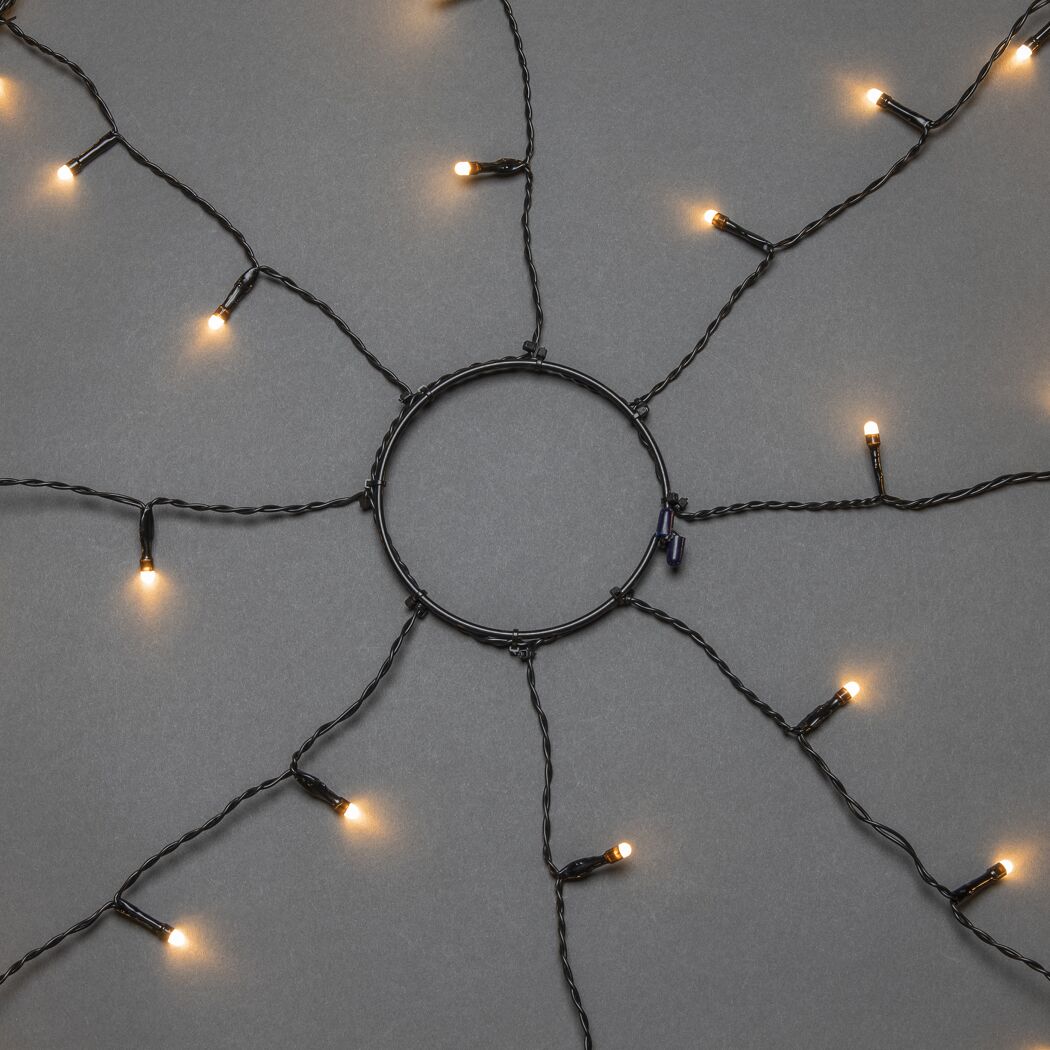 Baummantel mit 240 bernsteinfarbenen LEDs