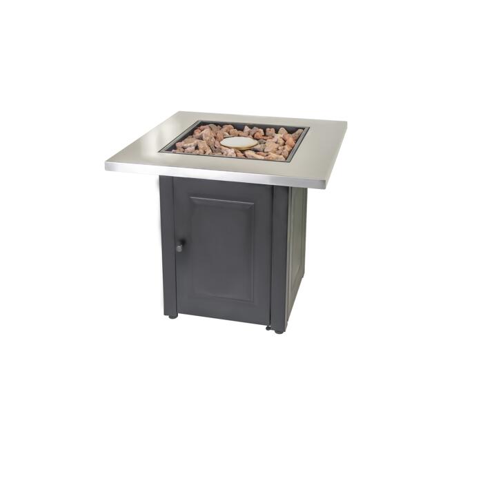 ACTIVA Gas-Feuerstelle 'Merida' Anthrazit 65 x 71 x 71 cm