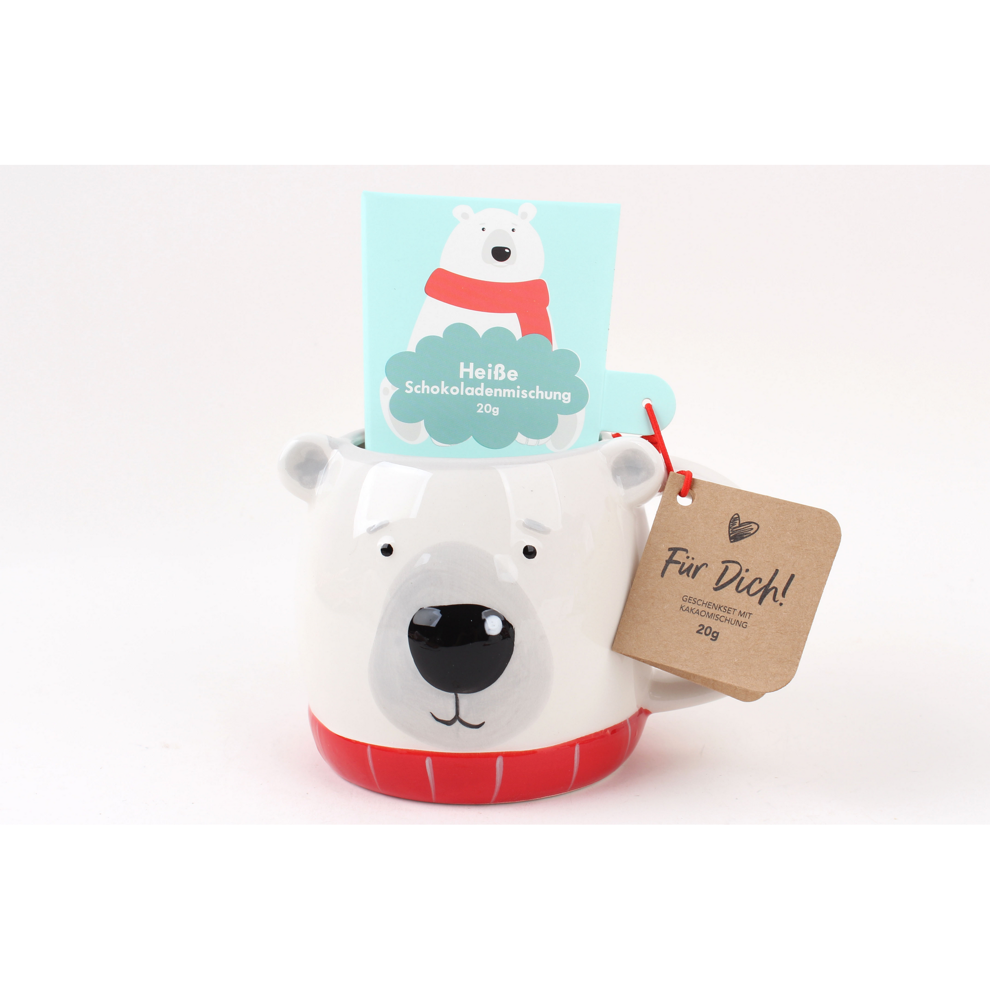 Geschenk-Set Tasse 'Eisbär' mit Kakaomischung 20 g + product picture