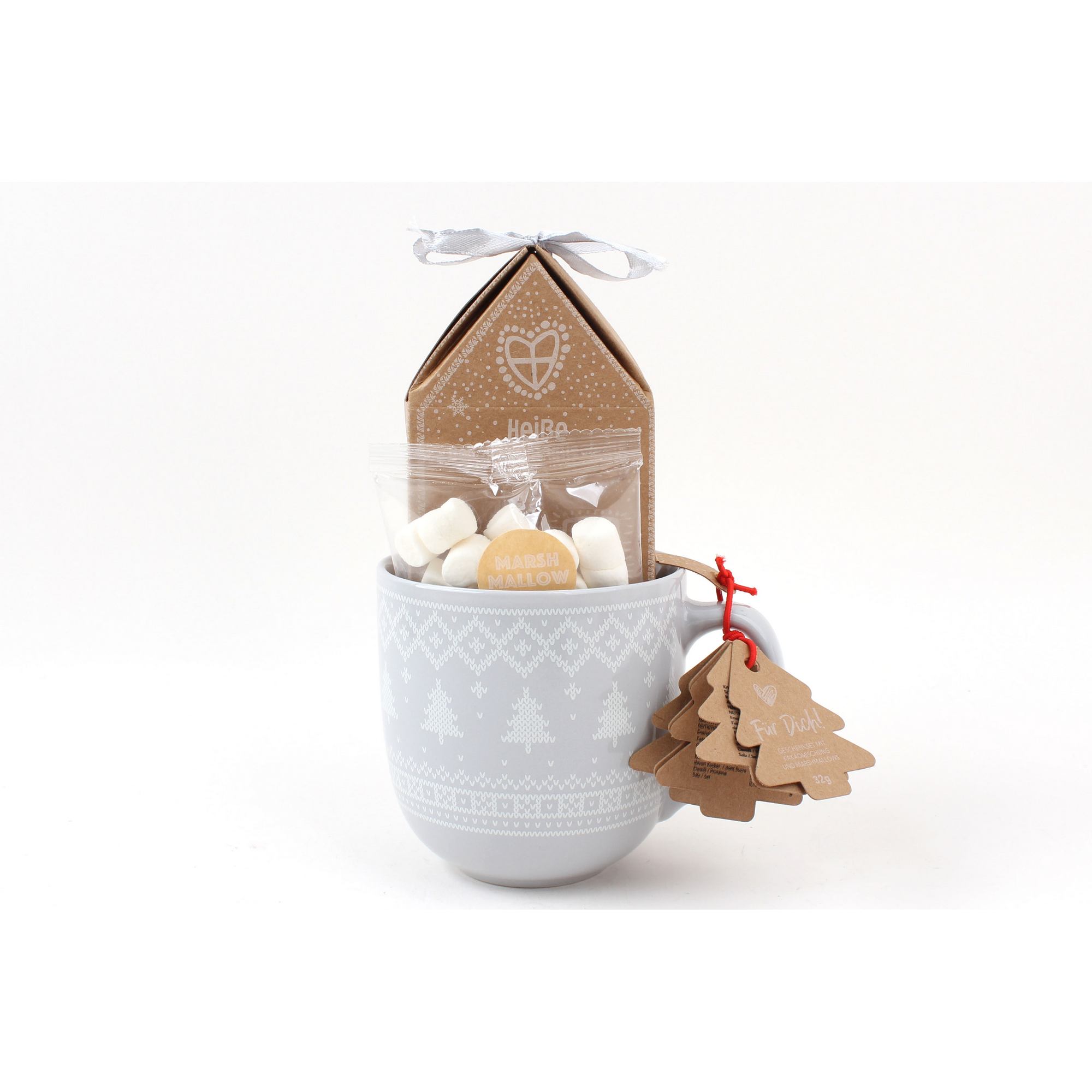 Geschenk-Set Tasse mit Kakaomischung und Marshmallows 32 g + product picture