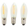 Drei LED-Topkerzen 23V, 0,2W, E10