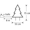 LED-Gartenstecker 'Garden d'light' Baum 53 x 75 cm