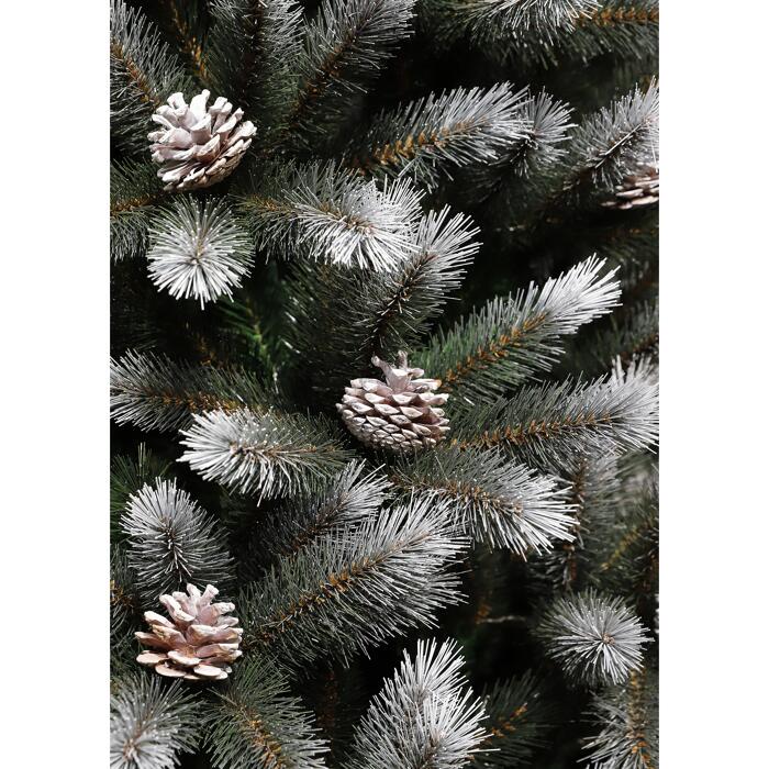 Künstlicher Weihnachtsbaum 'Aspen' grün/frosted 155 cm