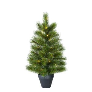 Künstlicher Weihnachtsbaum 'Jasper' grün 90 cm mit LED-Beleuchtung