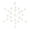 LED-Metall-Schneeflocke 400 LEDs warmweiß Ø 60 cm