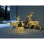 LED-Dekofigur Rentier warmweiß 850 LEDs, 3er-Set