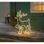LED-Silhouette Rentier 560 LEDs warmweiß 47 x 77 cm